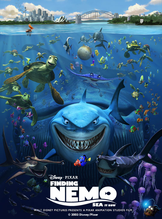 ปลานีโม่ Finding Nemo ปลาเล็กหัวใจ โต๊ โต