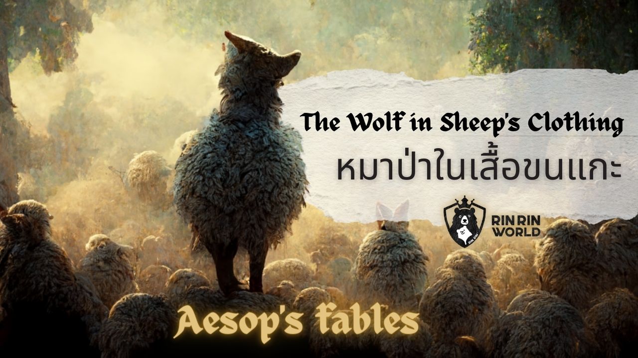 นิทานอีสป หมาป่าในเสื้อขนแกะ The Wolf in Sheep's Clothing