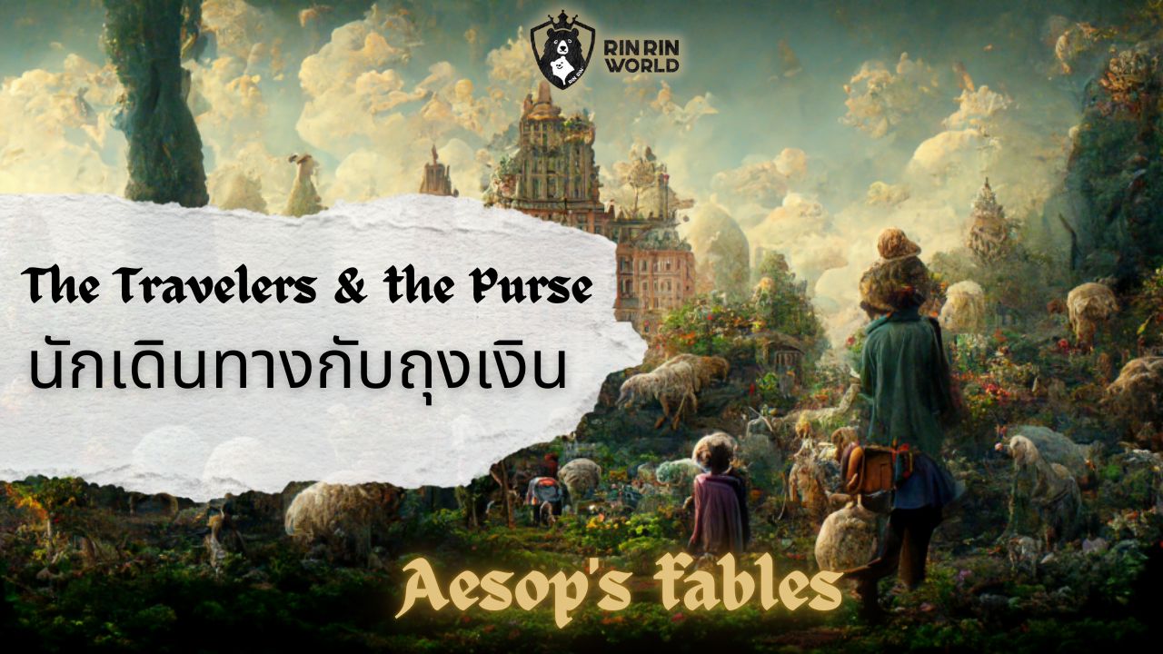 นิทานอีสป นักเดินทางกับถุงเงิน The Travelers & the Purse