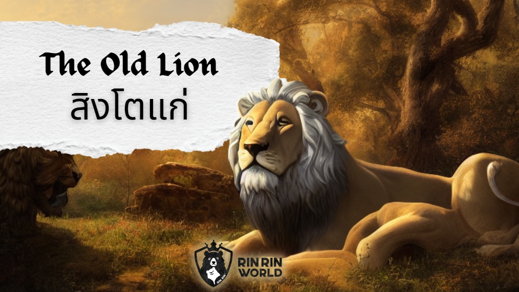 นิทานอีสป สิงโตแก่ The Old Lion